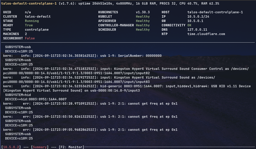 Testing with Talos Linux