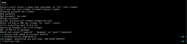 Install an Alpine Desktop VM